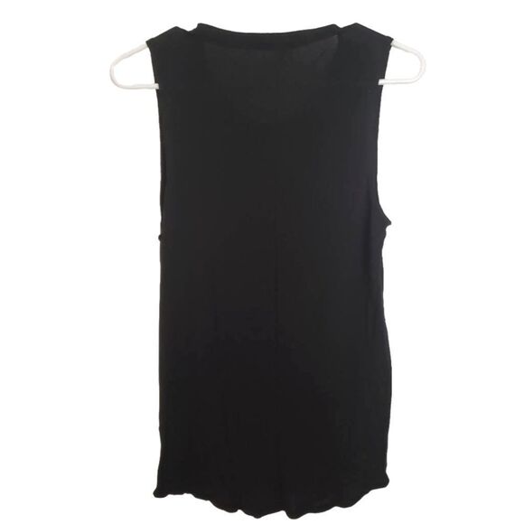 Miken Flow Made in USA Black Athletic Muscle Shirt Tank Top Women's Size Small - Picture 2 of 5
